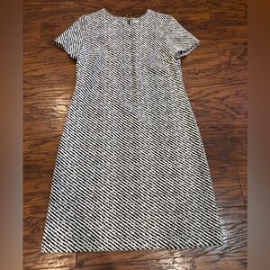 Calvin Klein Monochrome Striped Dress